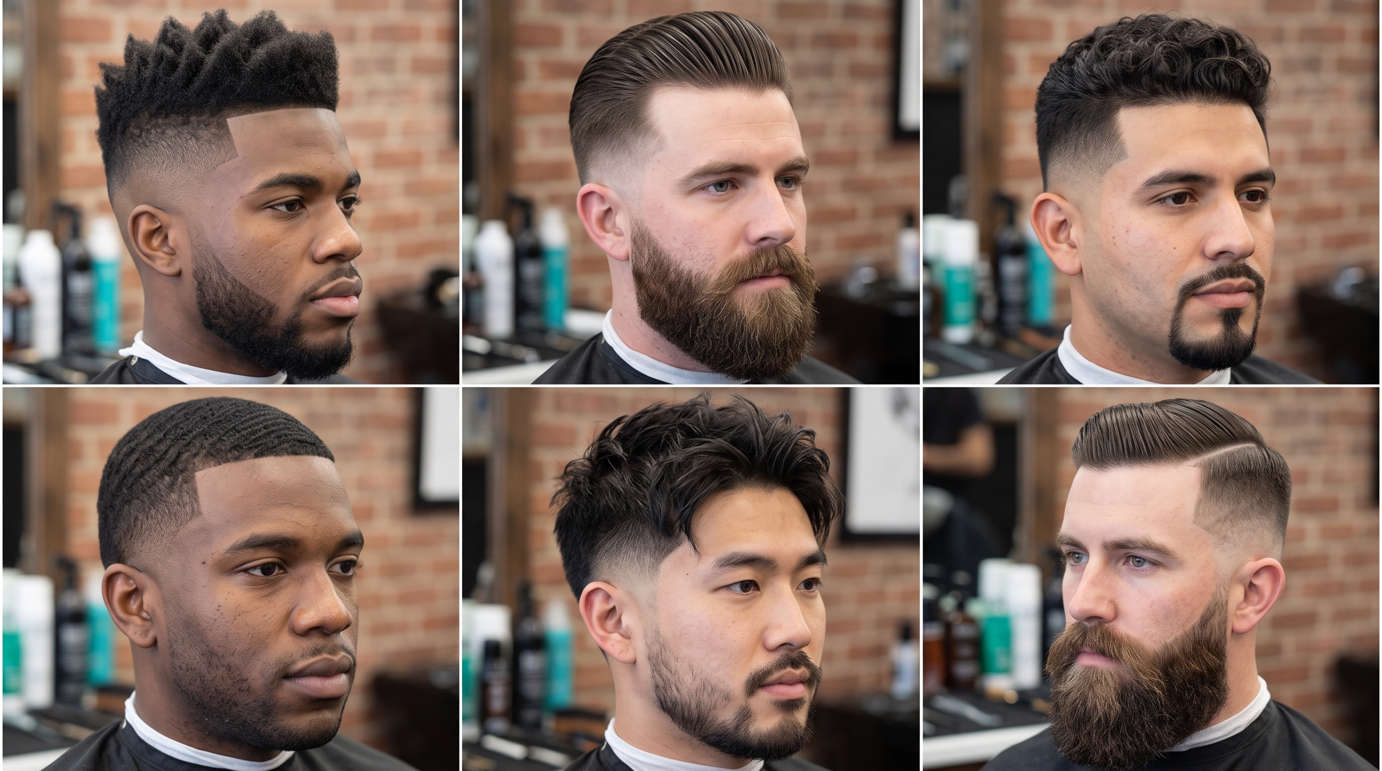 Corte Fade degradado moderno para hombre en Barbería Elite Bogotá